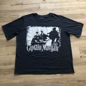 Captain Morgan Blue Short Sleeve Graphic Tee